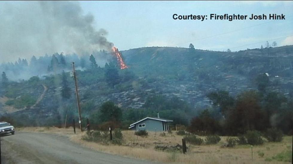 Evacuation Notice for 80 Homes in Snag Canyon Fire