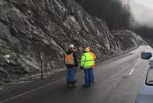 Highway 12 Closed Near Naches Because Of Rock Slide