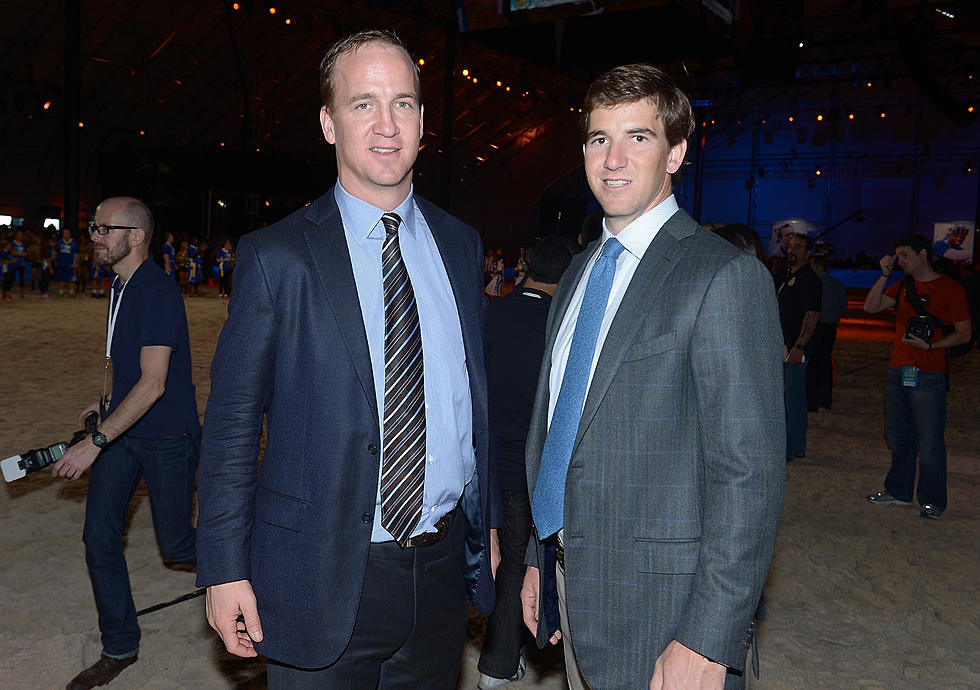 Peyton Manning Has a Little Fun With Little Brother Eli