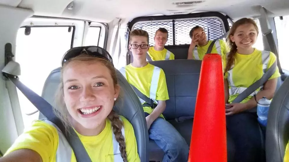 Trash Trashing Roads in Washington Teens Hired To Clean It Up