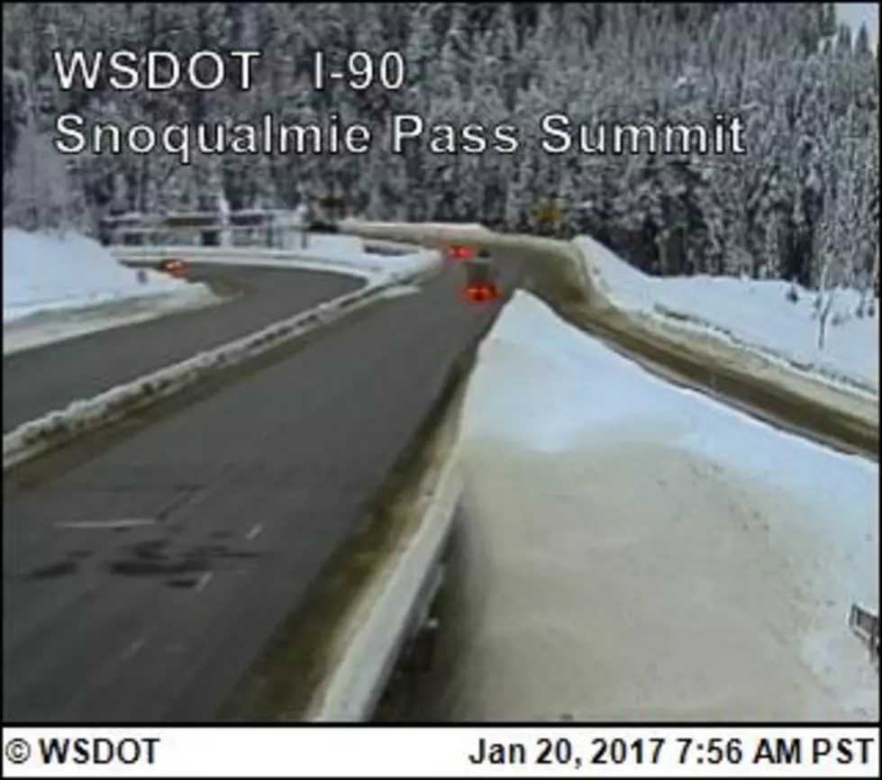 Finally!! Interstate 90 over Snoqualmie Pass Reopens After 2 days.
