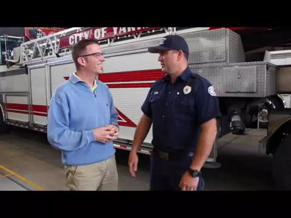 Lance Tormey Drives Yakima Fire Department Tiller Truck (Video)