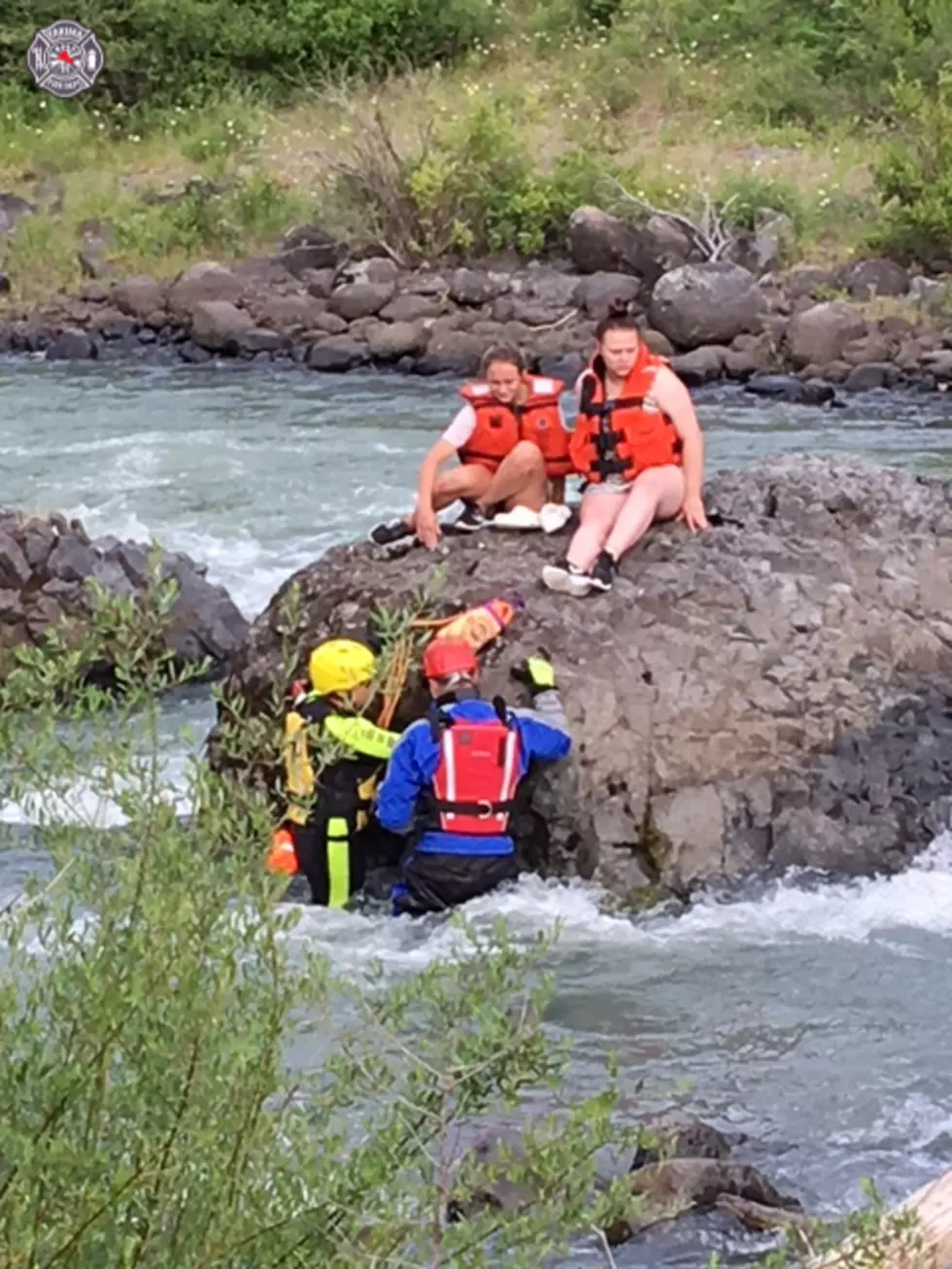 Two Women Rescued From Rock On Tieton River