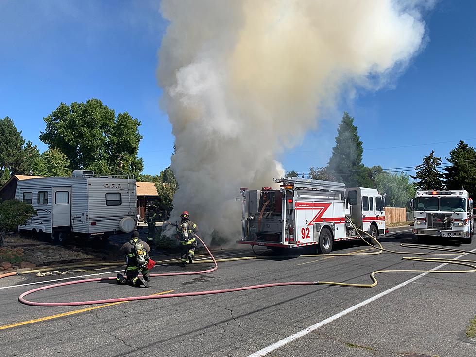 Firefighters Battle Arborvitae Fire in West Yakima Wednesday [VIDEO]