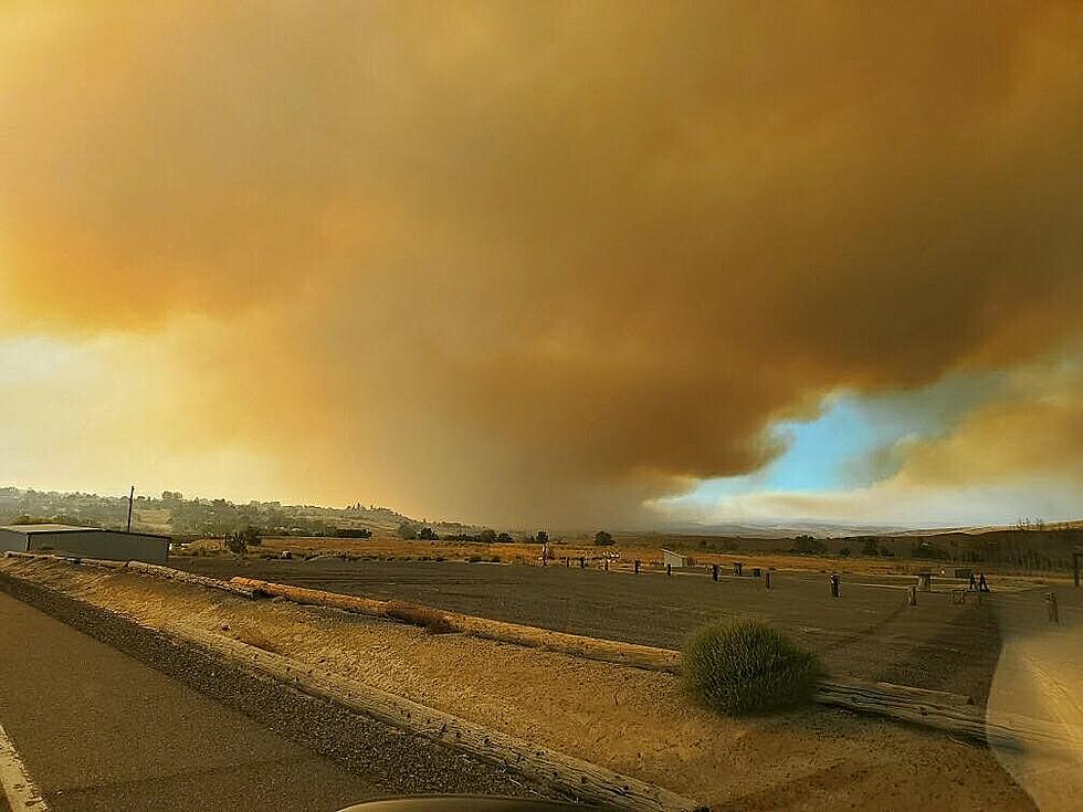 Evan’s Canyon Fire Growing Forcing Evacuations-Haze in Tri-Cities