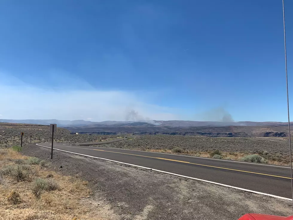 Firefighters Hold Fire Lines On Vantage and Cow Canyon Blazes