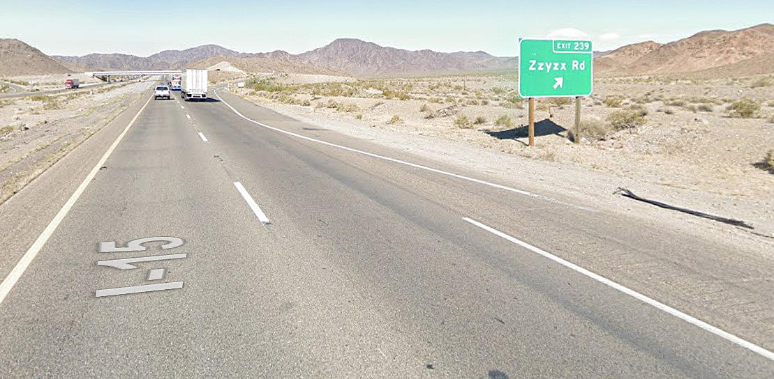 Interstate 15 to Las Vegas - Weird California