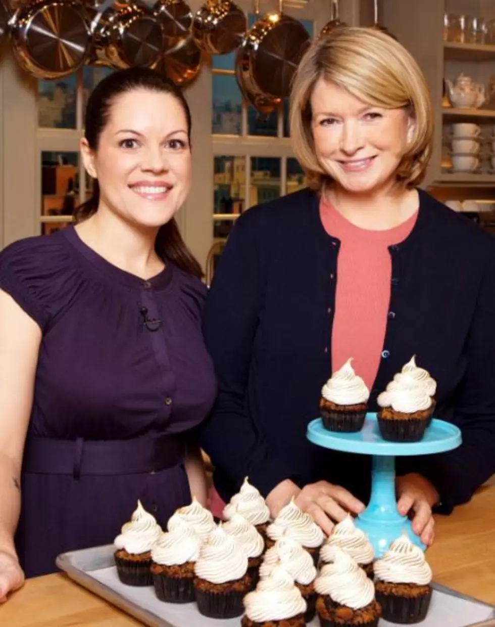 Jennifer Shea and Martha Stewart