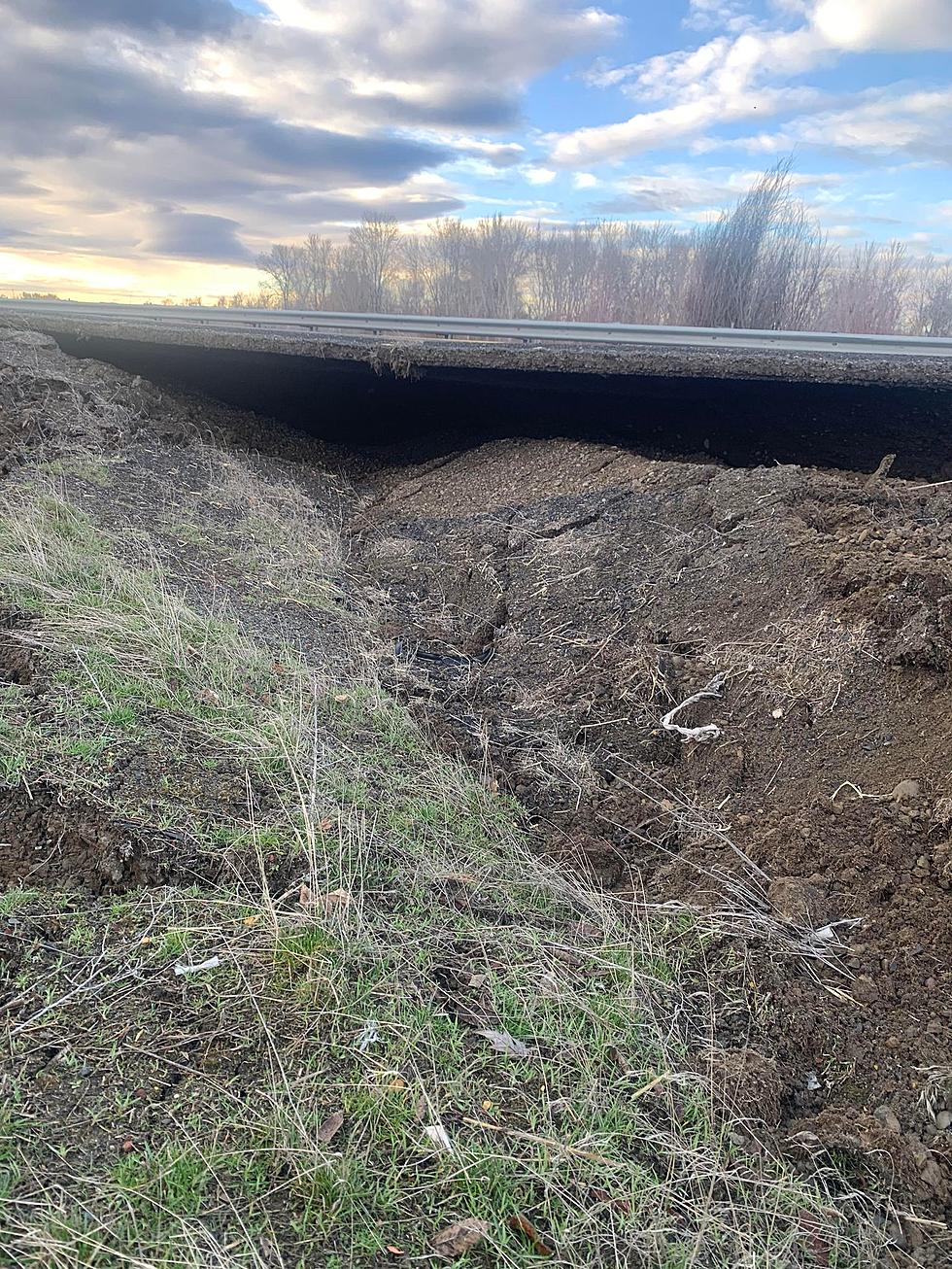 I-82 Closed Near Wapato After Big Sinkhole Found Under Road