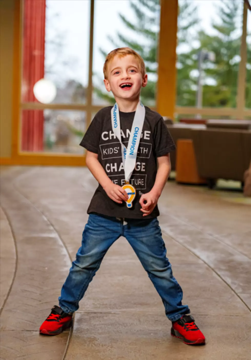 child smiling.