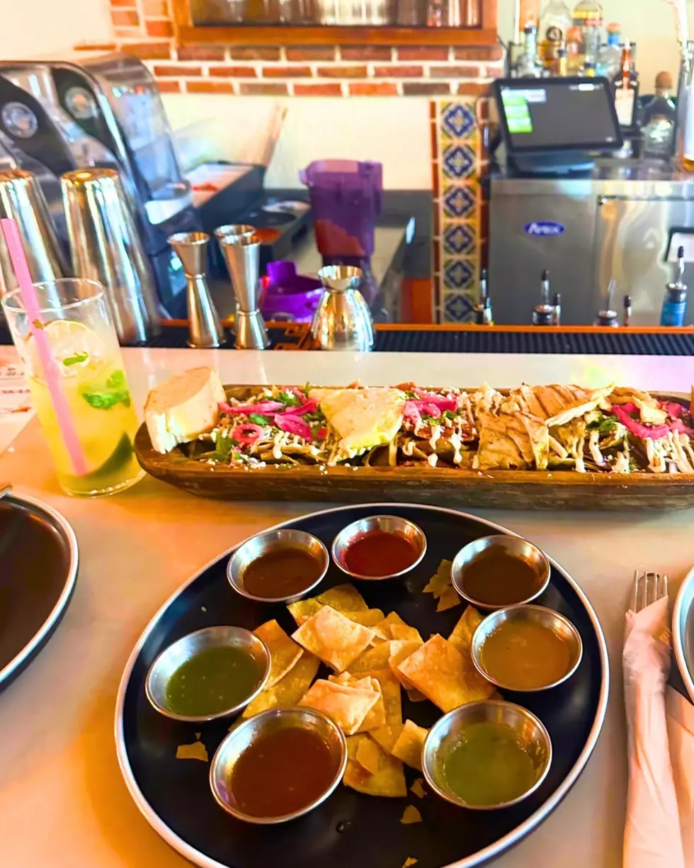 7 sauces available for your chilaquiles at Los Chilaquiles Mexican Brunch in Yakima