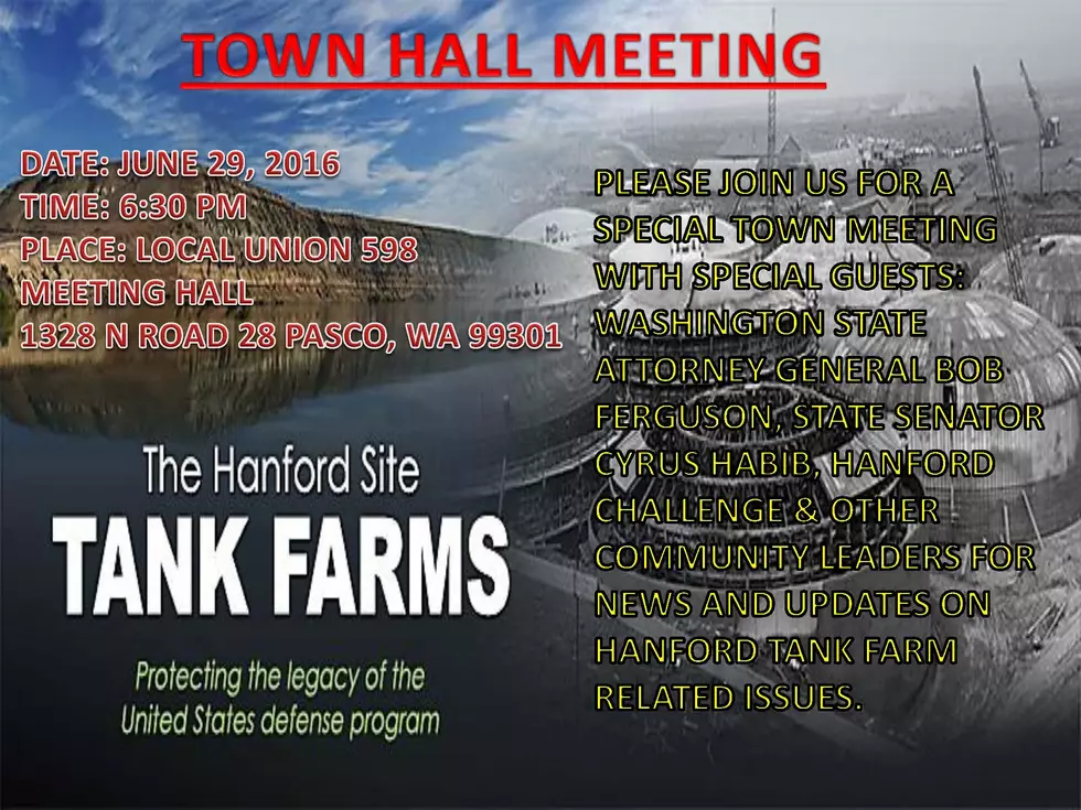 Town Hall meeting to address Hanford vapors