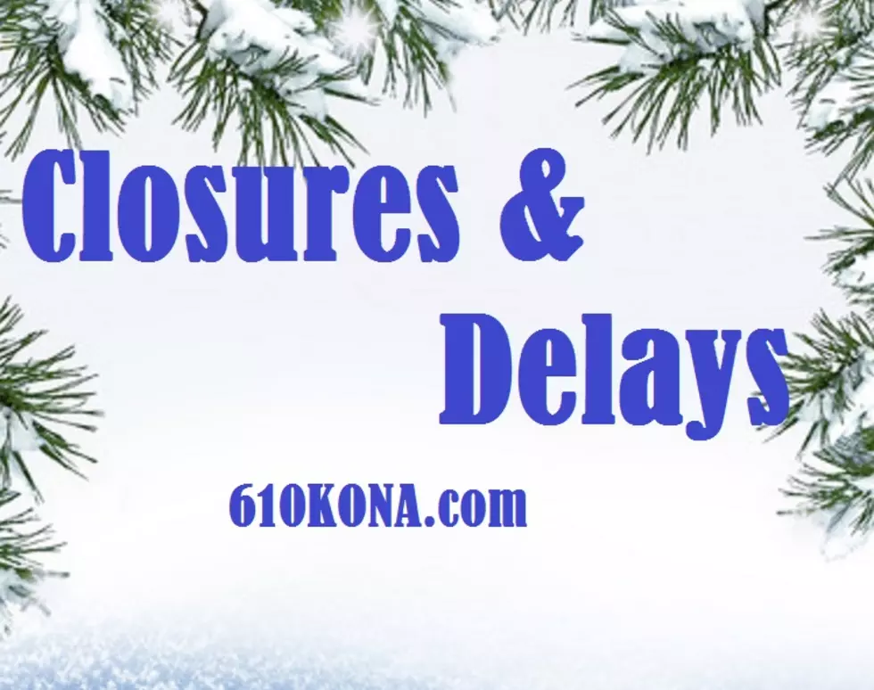 Weather-related school and work delays and closures for Wednesday, February 13, 2019