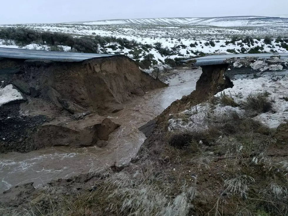 Driver lucky to have escaped Lind road washout