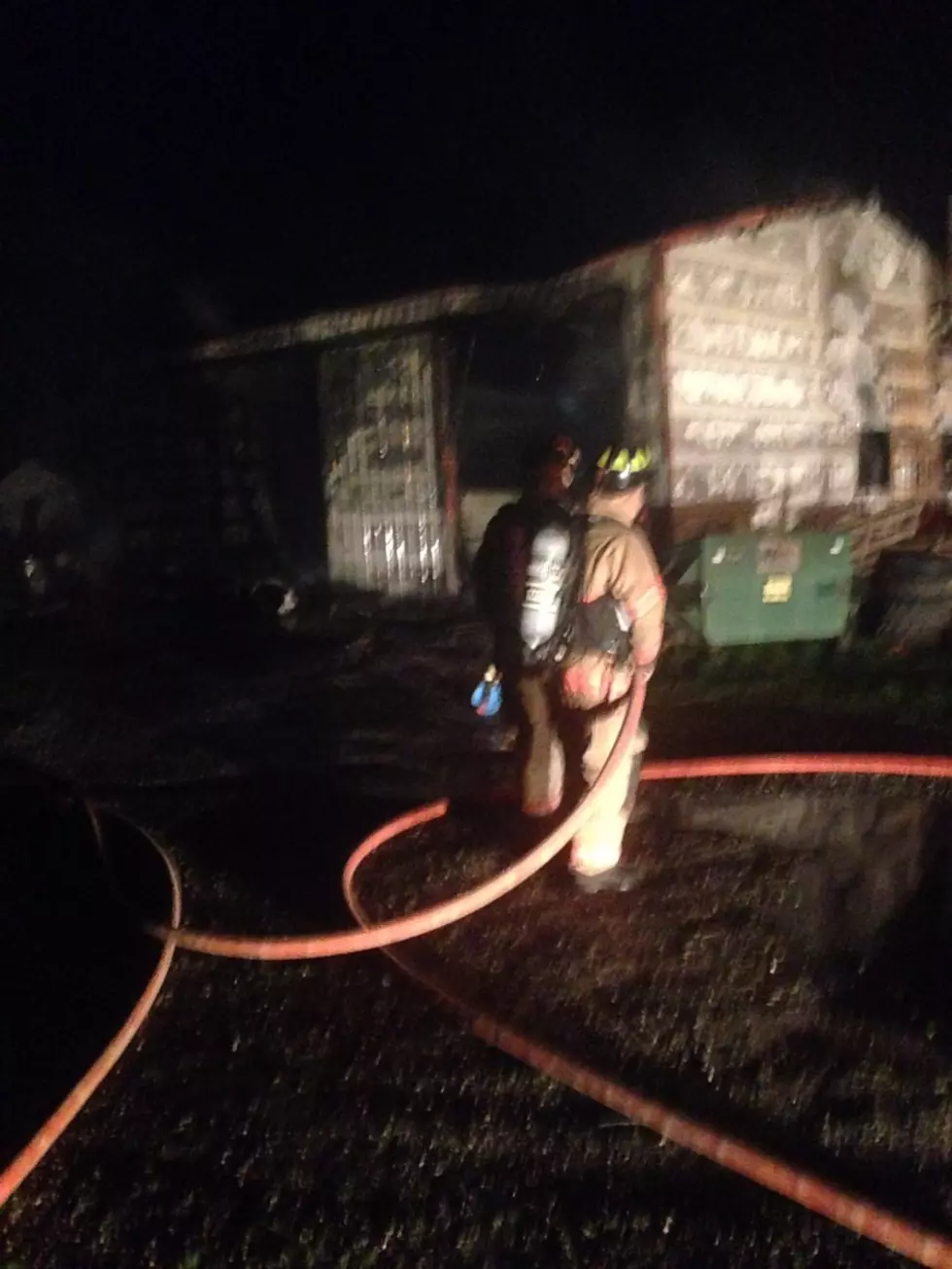 Fire destroys Finley outbuilding