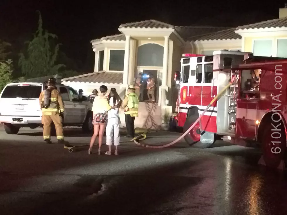 Possible electrical fire damages Canyon Lakes home