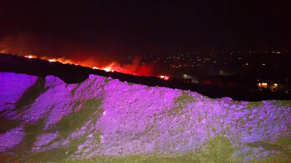 Fire burns 250 acres on Candy Mountain