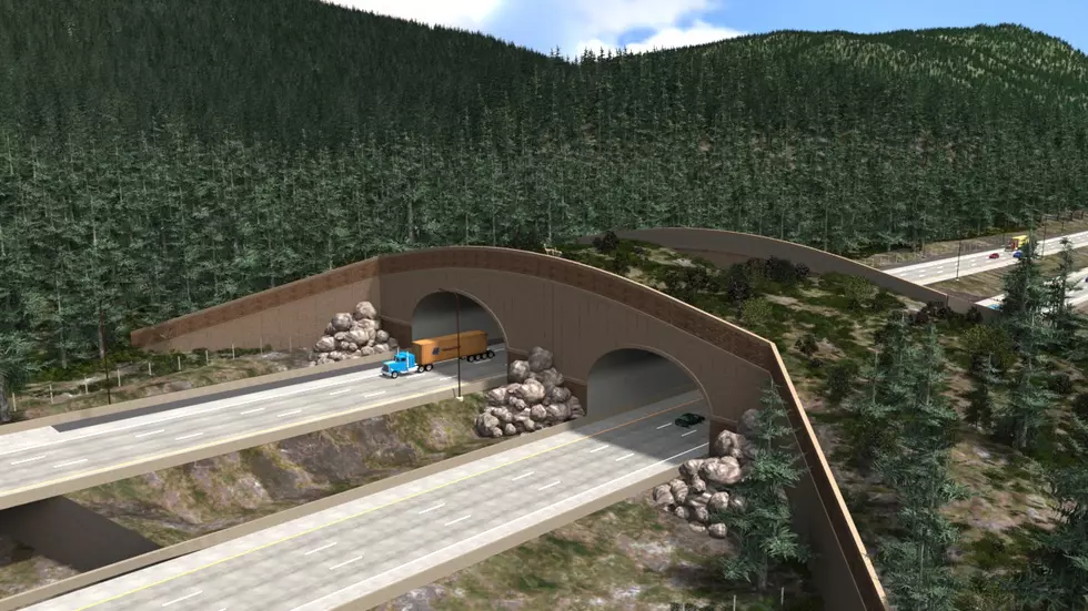 Animal overpass project now visible to westbound motorists