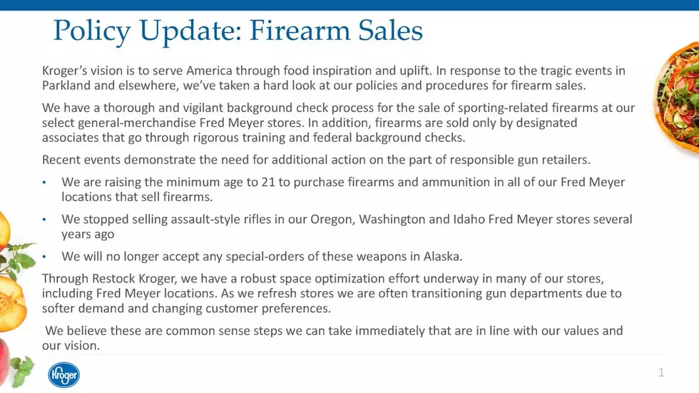 Kroger joins other big retailers, tightens gun restrictions