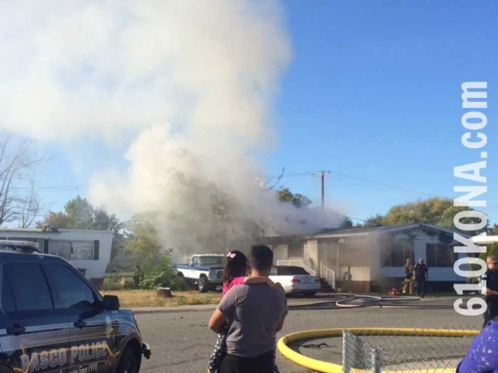 Fire at Pasco home claims two puppies, displaces two adults