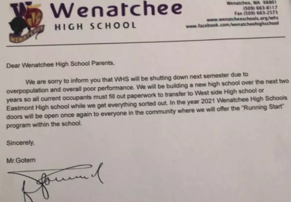 Fake News on social media claims Wenatchee school to close
