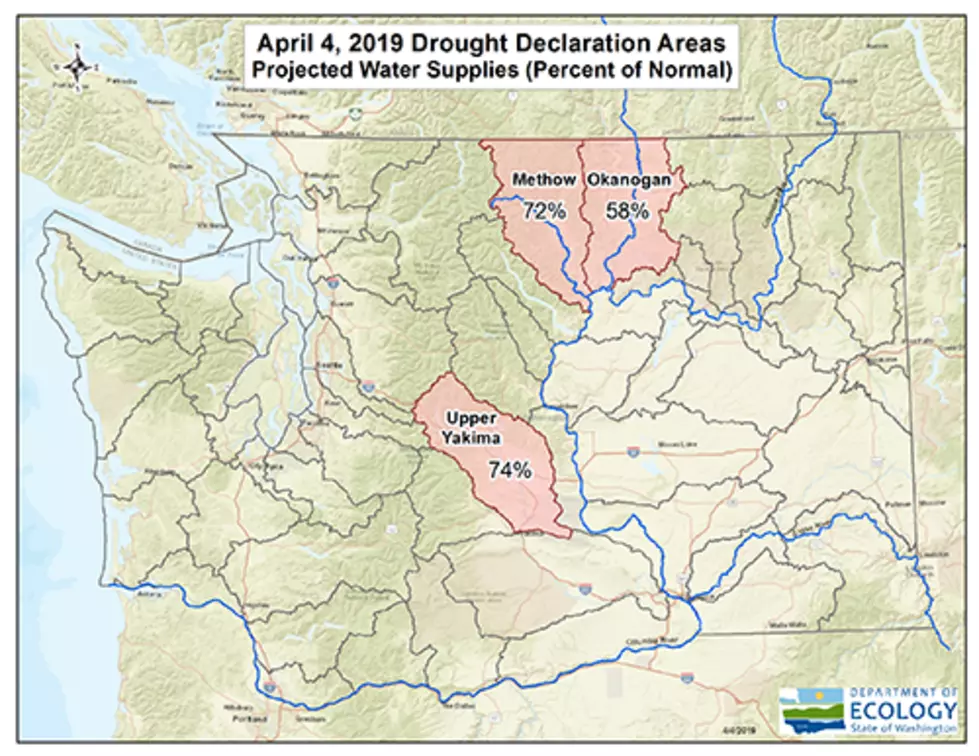 Inslee declares drought emergency for central Washington Counties
