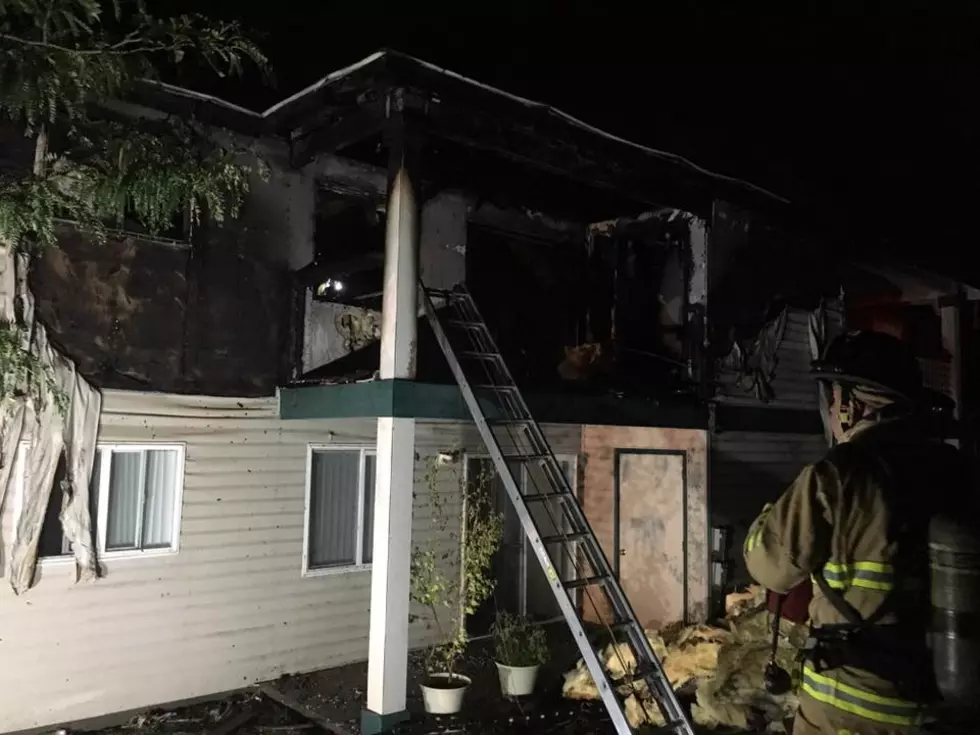 Family displaced by apartment fire Sunday night