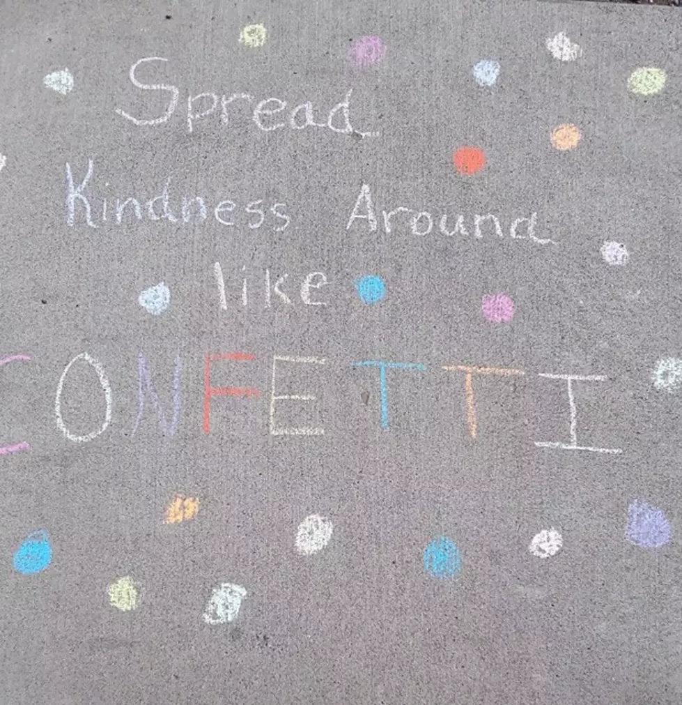 Kennewick residents use sidewalk chalk to spread cheer in time of uncertainty