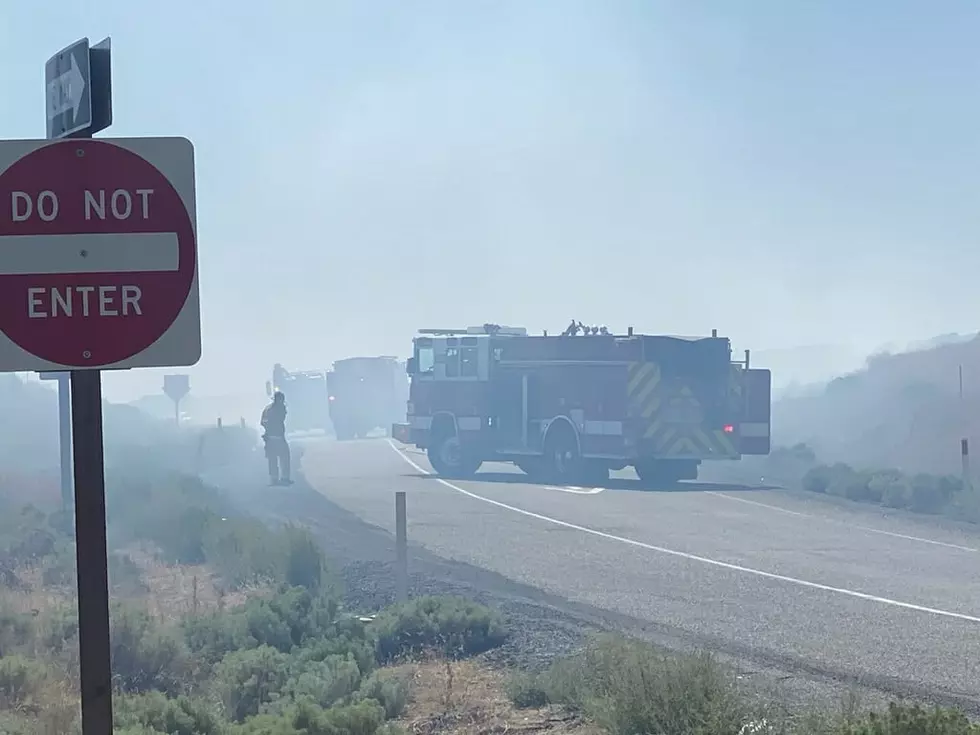 Fire Crews Quell Brush Fire Along I-82