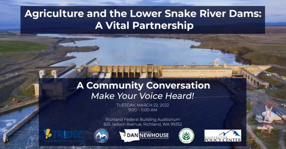 Community Forum on Agriculture and the Snake River Dams Coming to Richland