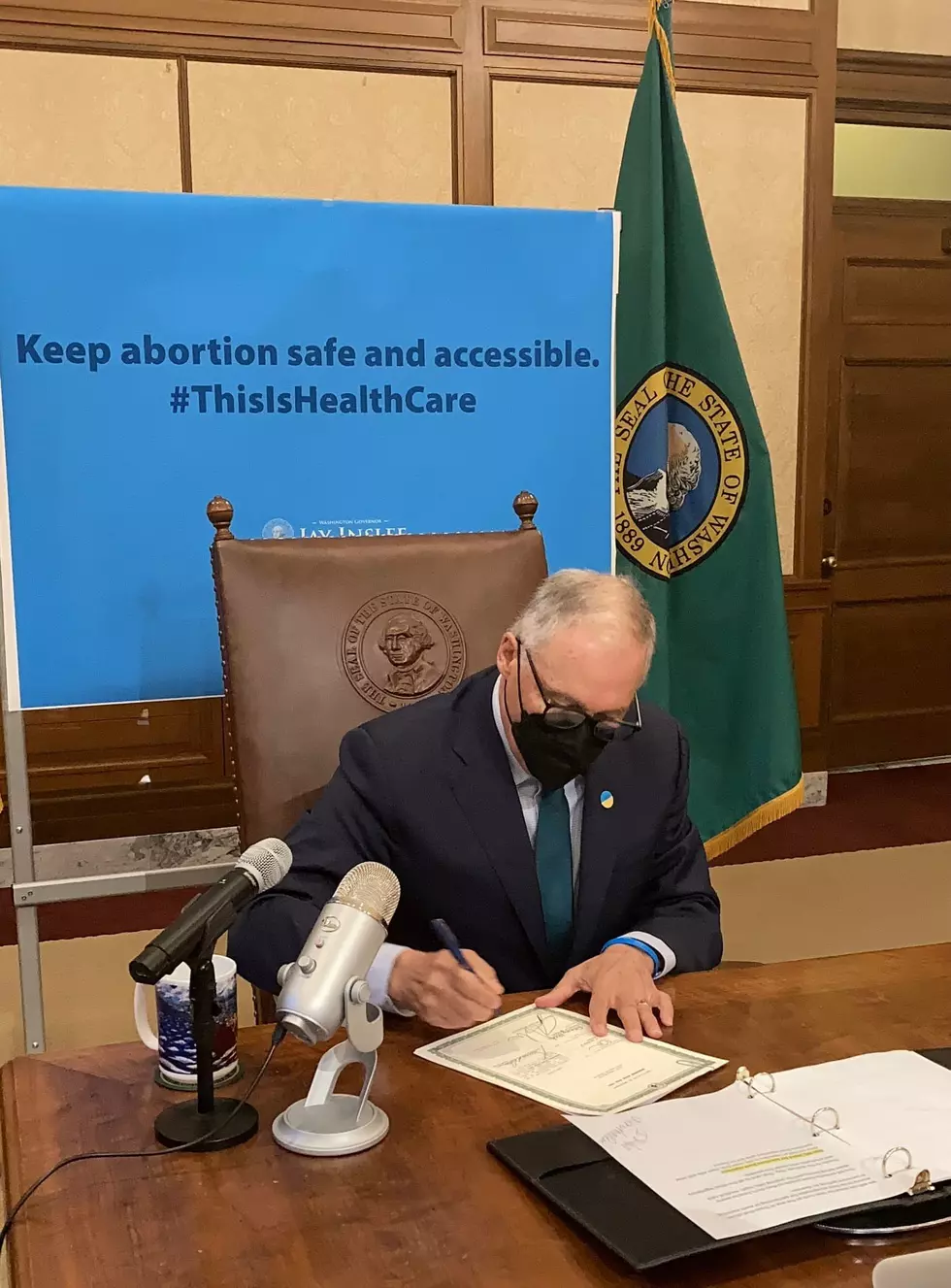 Governor Jay Inslee Signs The Affirm Washington Abortion Access Act