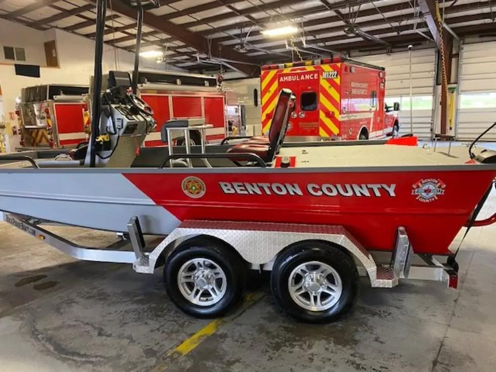 Benton County Unveils New Water Rescue Boat
