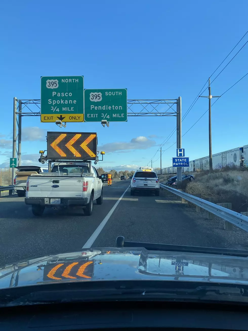WSP: RV Making a U-Turn Along 240 Freeway Causes Crash, Massive Traffic Snarl
