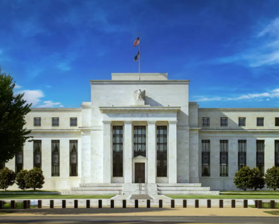 Federal reserve building at Washington D.C. on a sunny day.