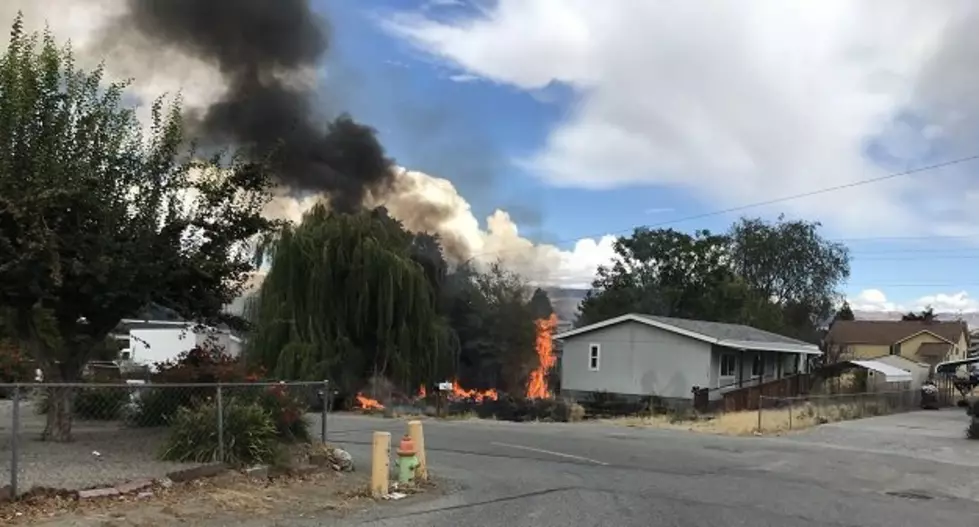 Fire Destroys Motor Home but Nearby Homes Saved