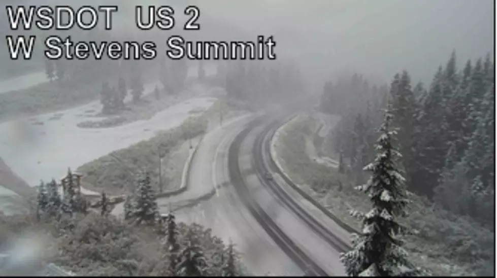 First Snow of Season Hits Stevens Pass