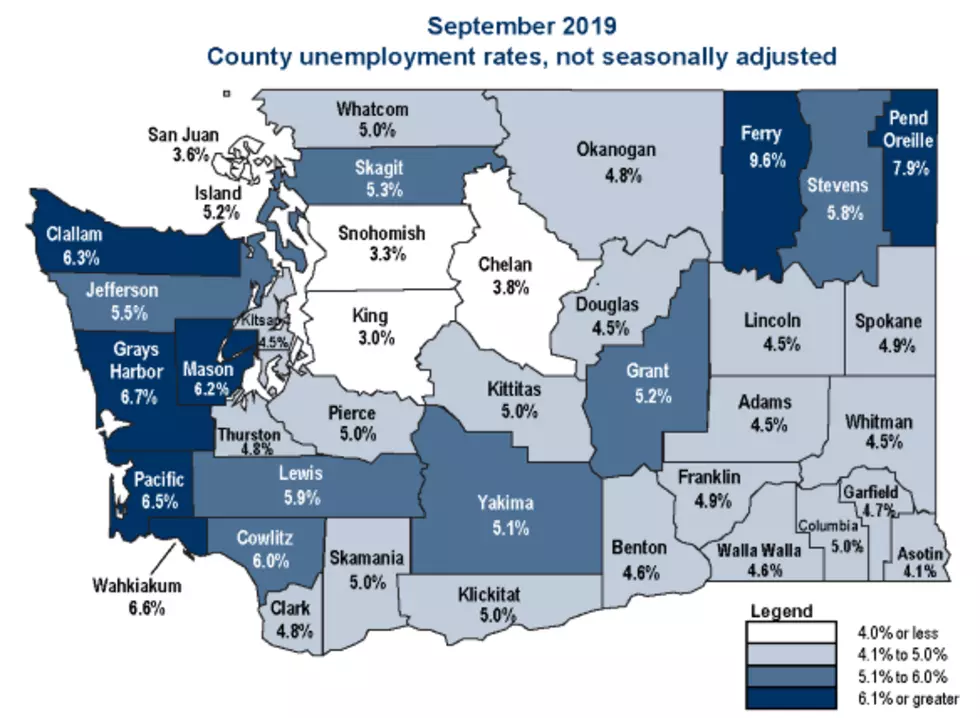 Chelan County has Fourth Lowest Unemployment in the State