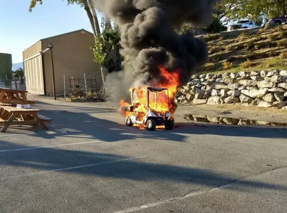 Golf Cart Catches Fire at Campbell’s Resort