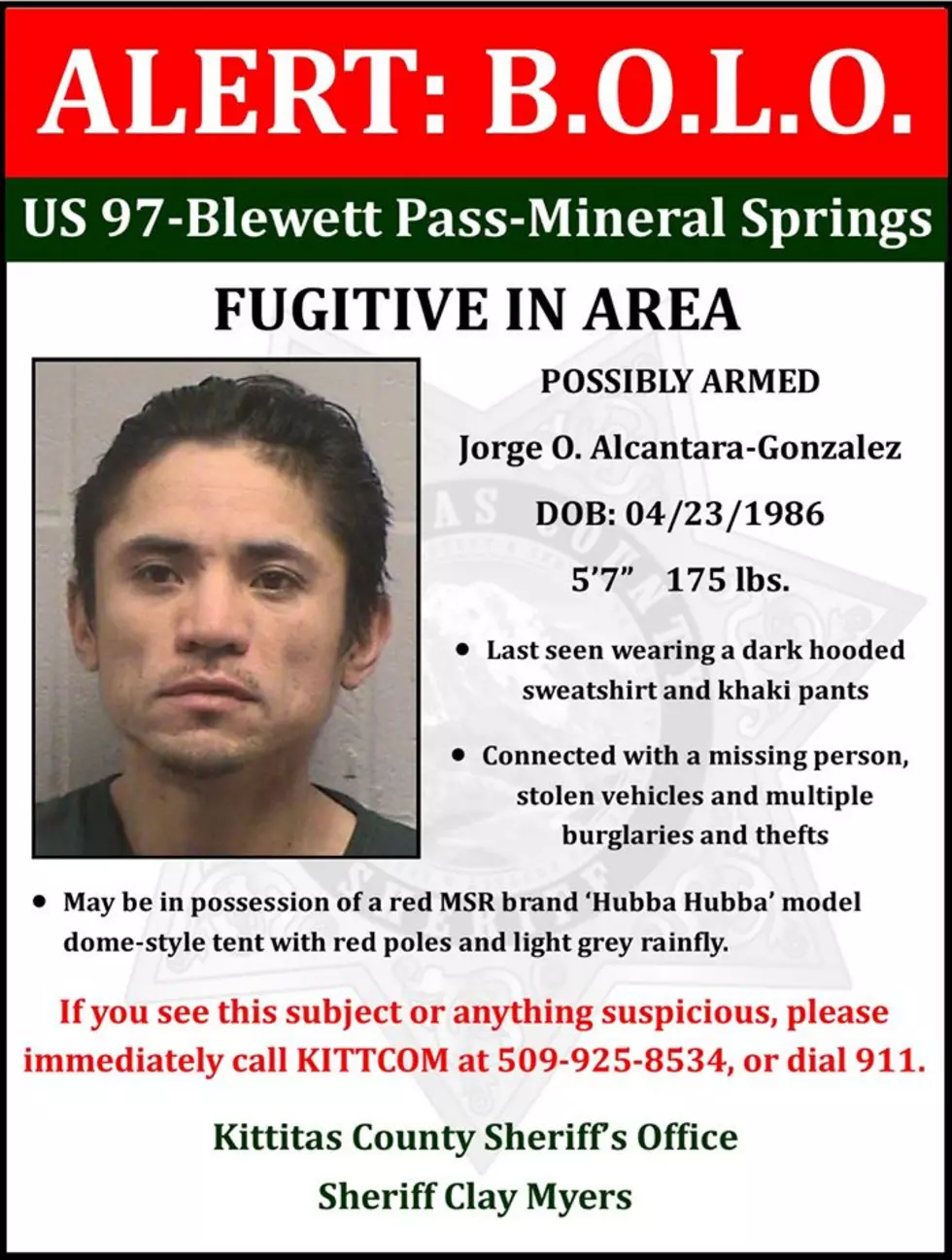 Manhunt in Mineral Springs and Teanaway Continuing