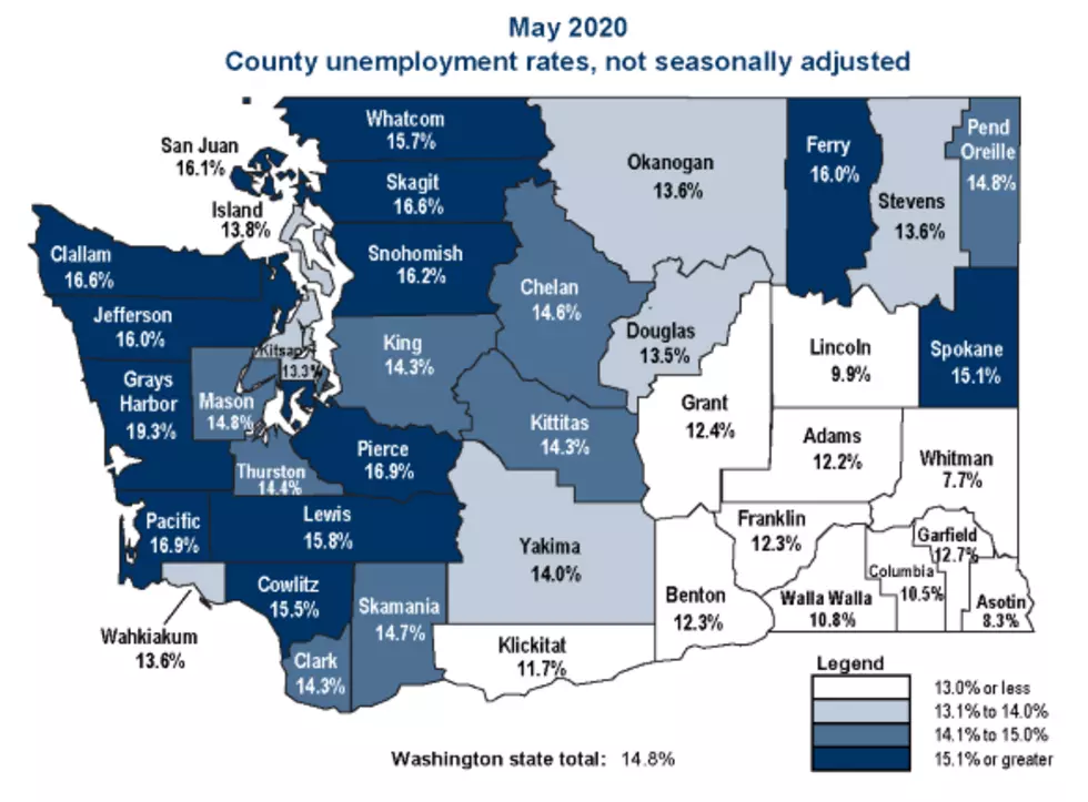 May Unemployment Rates in NCW Counties Still High, But Better than April