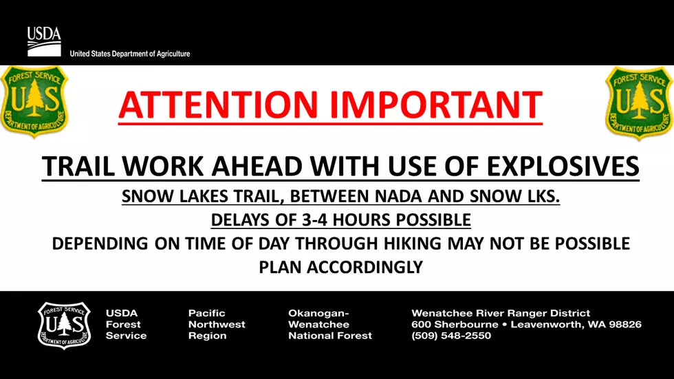 Snow Lakes Trail Work to Clear Landslide Begins Monday