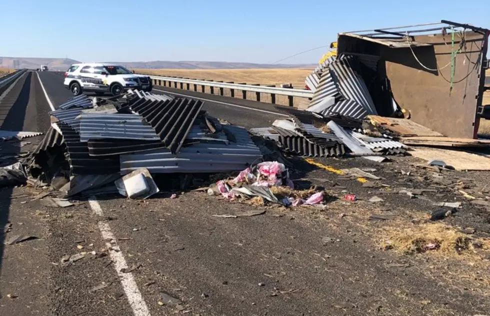 Overloaded Flatbed Closes SR 282 Friday Afternoon