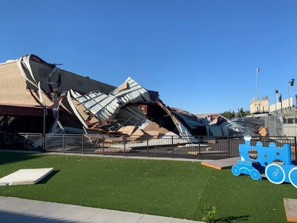 Ancient Lakes Elementary Roof Suffers Extensive Damage From Windstorm