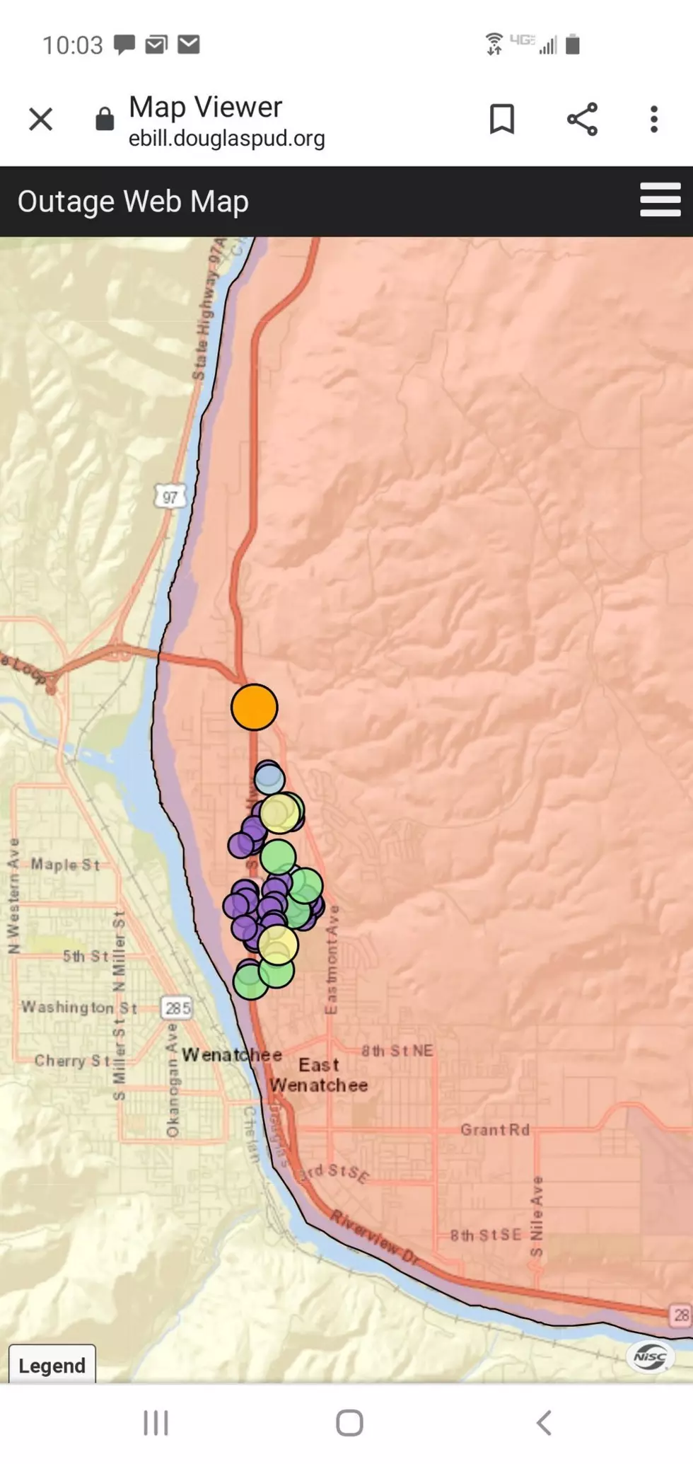 Squirrel Causes Saturday Power Outage in East Wenatchee