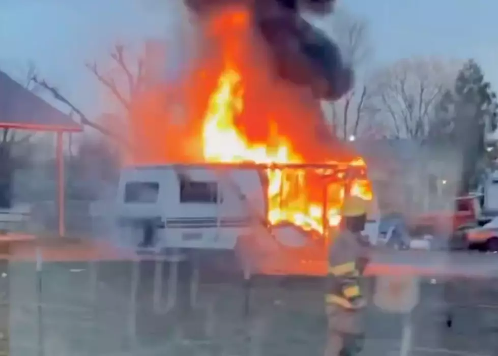 Fire Destroys RV in Moses Lake Monday