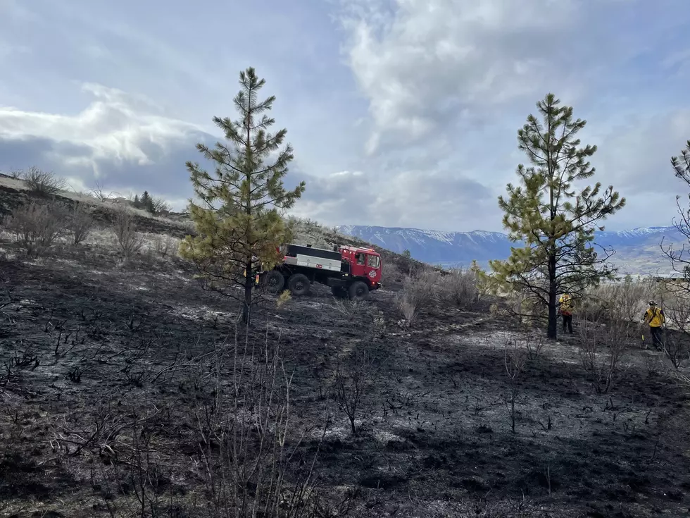 Chelan and Manson Crews Battle Sunday Afternoon Brush Fire Off Little Butte Road