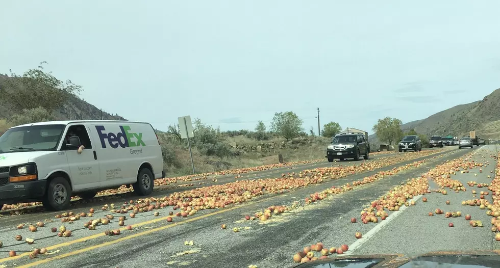 Apples Turn from Revenue to Applesauce After Semi Driver Mistake Tuesday