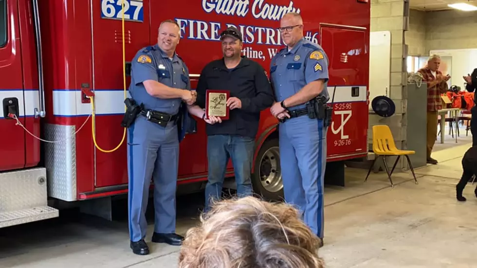 Grant County Fire District 6 Firefighter Receives WSP Life Saving Award