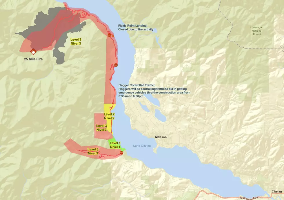 Major New High Level Evacuations Added to Fire at Lake Chelan