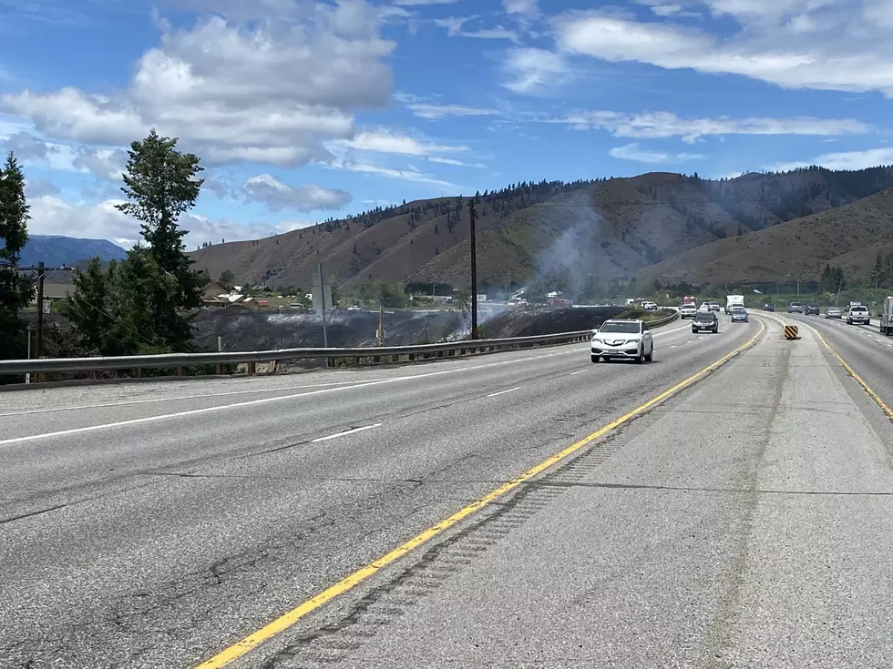 Monday Afternoon Fire in Monitor Sends Smoke Onto Highway